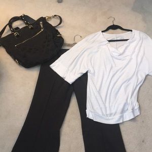 White short sleeve blouse